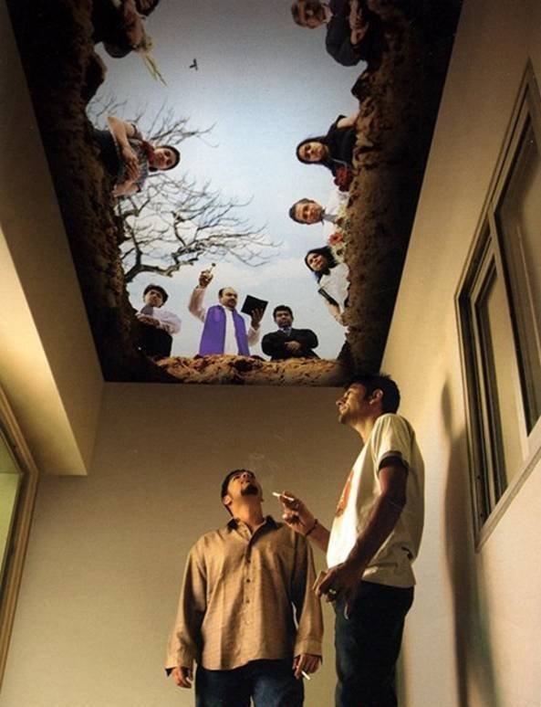 Your Decisions your Way ( Cieling of a Smoking Room)
