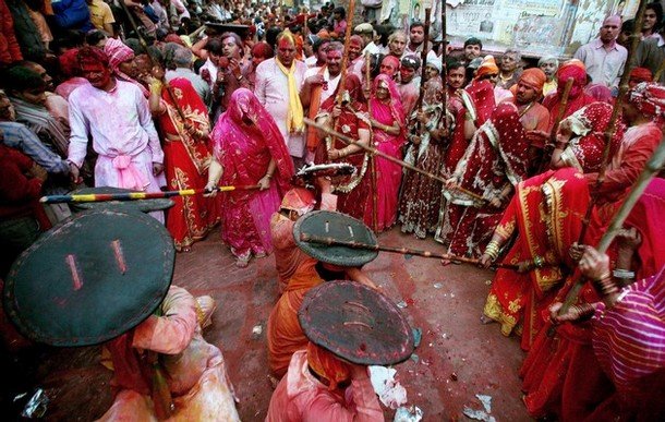 INDIA-RELIGION-HOLI-LATHMAR INDIA-RELIGION-HOLI-LATHMAR
