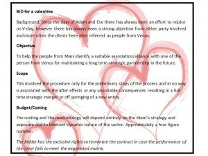 bid for a valentine bid for a valentine